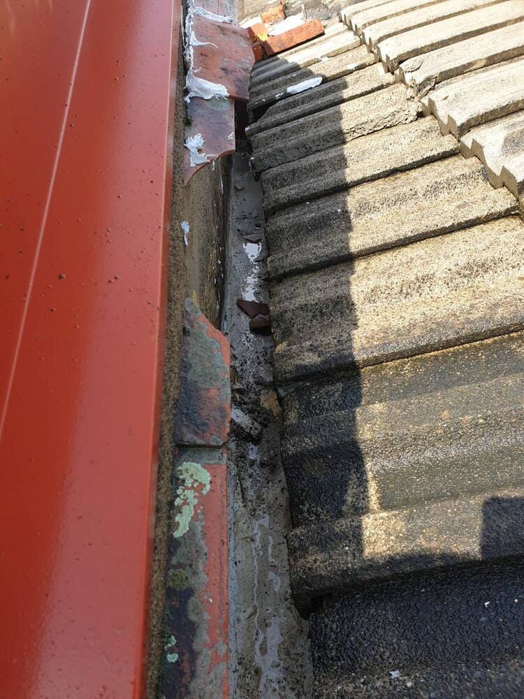 【高雄屋頂防水】三合院屋頂排水溝與瓦磚防水